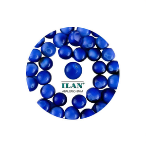 Perline ILAN Abalorio 8mm Occhio di Gatto Blu per Creazione di Gioielli - Product Image 2