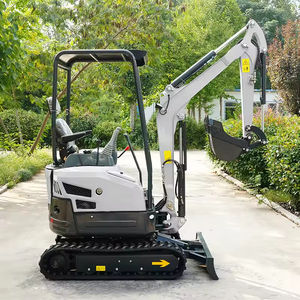 Betrouwbare 2 ton EPA rupsmini-graafmachine Kubota motor hydraulische pilotbesturing gratis verzending - Product Image 3