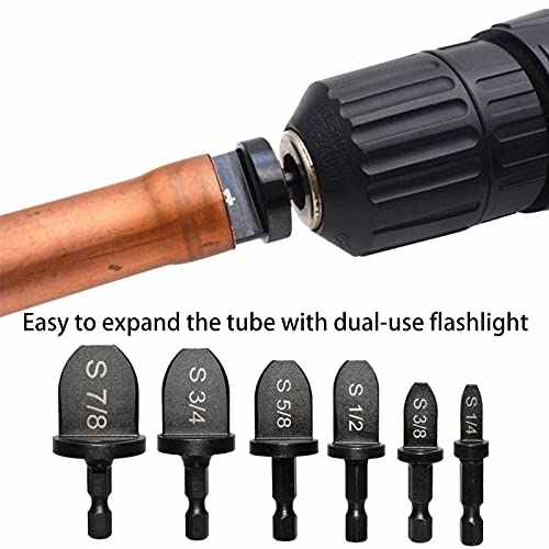 Swagging Tool Drill Bit Steel Air Conditioner Tube Flaring Pipe - View #11