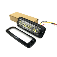 Feux stroboscopiques LED ambrés, rouges, bleus, verts homologués ECE R65, feux de calandre de voiture d'urgence, étanches IP67 LTD148