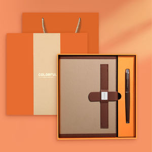 Nouveau design de bloc-notes d'affaires Cadeau de fin d'études avec logo personnalisé Coffrets cadeaux carnet et stylo/ - Product Image 1