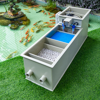 Système de filtration pour bassin à carpes koï Qlozone Garden, 3000 gallons, filtre pour bassin, UV, bio-coton, maison de bactéries, filtre à tambour combiné pour bassin