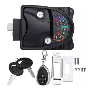 Cerradura de puerta de entrada sin llave para autocaravana, pestillo de aleación de Zinc inalámbrico con teclado, para remolque, eléctrico, sin llave - Product Image 2