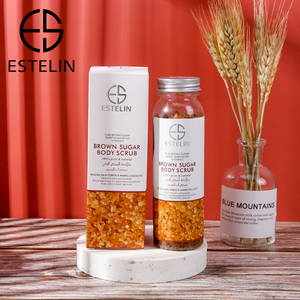 Gommage corporel exfoliant à l'huile d'amande douce et au sucre brun pur ESTELIN - Product Image 1