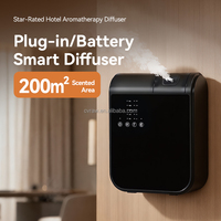 Nouveau diffuseur d'arômes électrique de luxe pour hôtel, alimenté par USB, sans eau, huile essentielle, contrôlé par application, grande capacité, mural, pour hôtel