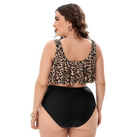 ODM Sexy Tankini maillots de bain femmes anneau string coupe haute maillot de bain Chubby fille baigneurs maillot de bain deux pièces Tankini