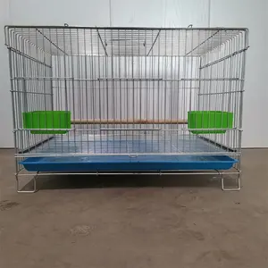 Manufacturer's non folding, easy to clean and easy to carry pet bird Condo single room cage for parrot