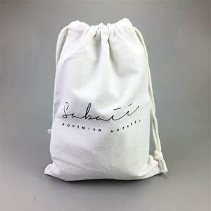 Sacs à poussière en tissu de <span class=keywords><strong>coton</strong></span> sergé personnalisé à cordon de serrage pour sacs à main de luxe sac à poussière à rabat en <span class=keywords><strong>coton</strong></span> <span class=keywords><strong>blanc</strong></span> pour vêtements - Product Image 4