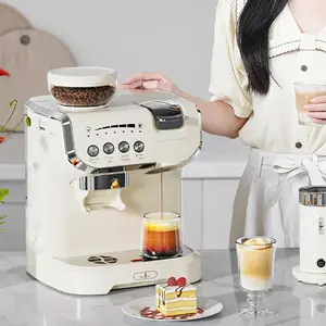 Otomatik 19bar çok fonksiyonlu hepsi bir ese pod kahve makinesi anında çok kapsül kahve makinesi