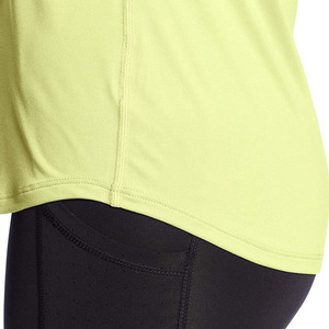 T-shirt en coton pour femme, logo personnalisé, couleur unie, qualité supérieure, nouveau design, vêtements décontractés, prix de gros, t-shirts de sport à manches courtes vierges - Product Image 2