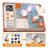 Nouveauté : Jouets éducatifs STEM, apprentissage des connaissances scientifiques, jeu de circuit électrique rechargeable amusant pour enfants