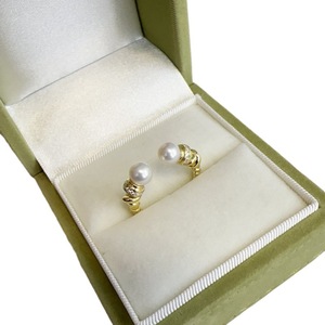 Bague en argent pur avec perle d'eau douce de Zhuji, 5,5-6 mm, perle d'eau douce ronde, sans défaut, avec une beauté inégalée - Product Image 5