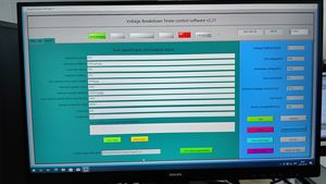 Testeur de claquage de tension numérique 50kV | <span class=keywords><strong>Test</strong></span> de résistance diélectrique ASTM D149 | pour l'<span class=keywords><strong>isolation</strong></span> de fil émaillé - Product Image 5