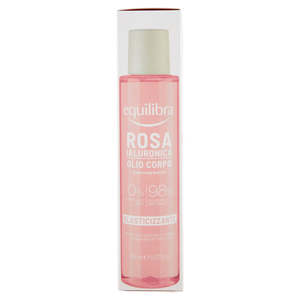 Equilibra, huile pour le corps, action élastique, aide à prévenir les vergetures, 150ml, non gras, extrait de rose de damassé - Product Image 3