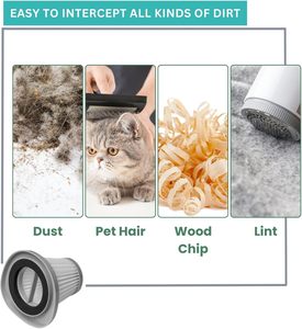 การเปลี่ยนไส้กรอง HEPA ใช้ได้<span class=keywords><strong>กับ</strong></span>เครื่องดูดฝุ่นแบบพกพา <span class=keywords><strong>Xiaomi</strong></span> <span class=keywords><strong>Deerma</strong></span> DX118C DX128C - Product Image 5