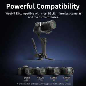 Estabilizador Gimbal de 3 Ejes <span class=keywords><strong>Zhiyun</strong></span> Weebill <span class=keywords><strong>3S</strong></span> para Cámaras DSLR y Mirrorless Sony Canon Nikon LUMIX - Product Image 2