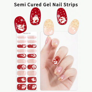 Pegatinas de Uñas en Gel con Corazones para Nail Art, Adhesivos Autoadhesivos de Corazón de Amor, Tiras de Uñas de Gel Semicurado para Lámpara UV - Product Image 5