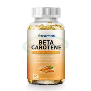 Cápsulas Blandas de Betacaroteno de Marca Privada Ausreson, Vitamina para los Ojos, Producto Blanqueador de la Piel, Suplemento Natural, Cápsulas Blandas de Betacaroteno - Product Image 1