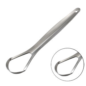 Toptan rahat temizleyici dil kazıyıcı paslanmaz çelik dil temizleyici - Product Image 4