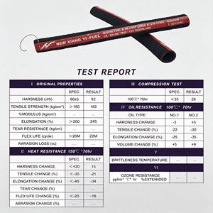 สายยางขนาด 5/16 นิ้ว ยี่ห้อ HF ผลิตในไต้หวัน ได้รับการรับรองมาตรฐาน ISO7840 และ SAE J1527 สายยางน้ำมันเชื้อเพลิงแบบยืดหยุ่น ทนความร้อน สำหรับเรือยอชท์ - Product Image 6