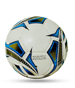 Ballon de football d'entraînement Wembley Sports en cuir PU cousu, logo personnalisé, taille 5 - Product Image 4