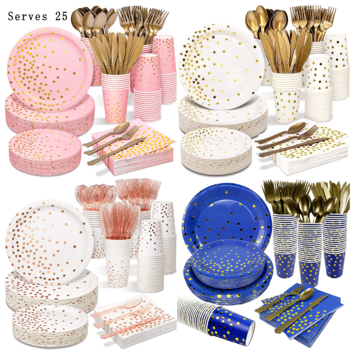 Butterfly Theme Birthday Party Decoration Tableware
