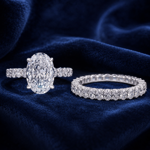 Set di Anelli di Lusso con Zirconi Incastonati, Gioielli Eleganti e Alla Moda per Donne - Product Image 4