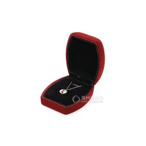 Elegant Red Velvet Jewelry Box <b>Set</b> with Replaceable Liner for Earrings Bracelets Rings for Jewelry Shop Wholesale Supply - Product Image 6