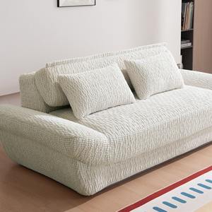 โซฟาเลิฟซีทแบบมีที่นั่งลึก โซฟาสองที่นั่งแบบไม่มีโครง โซฟาแบบบีบอัดสำหรับห้องนั่งเล่น ห้องนอน อพาร์ทเมนต์ หอพัก สำนักงาน - Product Image 4