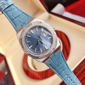 Reloj de lujo de diseñador de primera categoría, con diamantes incrustados, de cuarzo, resistente al agua, hecho a medida, de acero inoxidable con cristal de zafiro. - Product Image 2