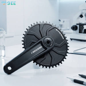SeeMore ODM/OEM Plato <span class=keywords><strong>de</strong></span> Cadena Cerrado para <span class=keywords><strong>Bicicleta</strong></span> <span class=keywords><strong>de</strong></span> <span class=keywords><strong>Carretera</strong></span> 40/42T, 8-13 velocidades, con 3 Tornillos, para Gravel - Product Image 1