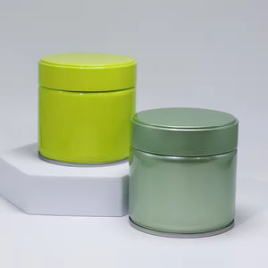 Boîtes rondes en métal personnalisées de 73*73 mm, hermétiques, pour 80 g de matcha, café et thé, emballage mini de 30 g avec bouchons et couvercles intérieurs - Product Image 5