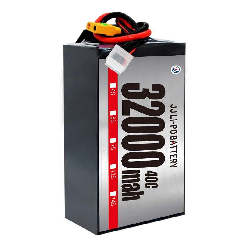Hot Sale Big Capacity 32000mah 44000mah 6s 12s 14s 22.2v 44.4v 51.8v Rechargeablelipo Battery Packs For Agriculture Drone