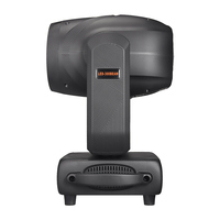 Projecteur de scène à tête mobile LED 300W avec 48 prismes en nid d'abeille et 7 gobos, faisceau annulaire DMX512 pour les événements DJ, les clubs et les bars