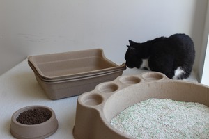 Litière pour chat jetable Melody OEM en forme de patte de chat, capacité 33L, écologique, facile à nettoyer, pour voyage, intérieur et extérieur - Product Image 4