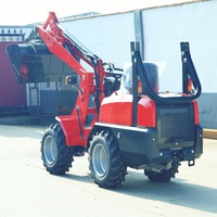 Produit en promotion : Chargeuse sur pneus 4x4 pour travaux de terrassement et de construction en verger, avec transmission hydraulique