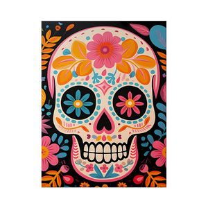 ハロウィーン装飾絵画スカルゴーストウォールアートストレッチキャンバスインテリアポスター休日パーティー室内装飾吊り - Product Image 6