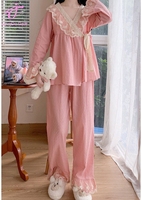 Ensemble de pyjama sexy Loveda pour femme avec broderie personnalisée, cardigan élégant vintage à manches en dentelle et bretelles