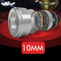 Earphone Headset, Headphone kabel logam kualitas Hiqh mikrofon ponsel 3.5mm teknologi olahraga In-ear logam + TPE