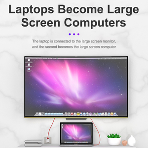 Câble adaptateur USB C vers HD 2m, convertisseur Ultra HD 1080P 4k, câble vidéo HDTV pour <span class=keywords><strong>Samsung</strong></span> S21 A51 Xiaomi 10 - Product Image 3