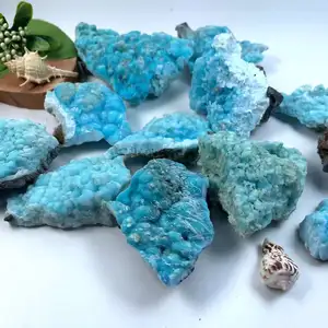 Pedra larimar pedra de cristal natural para cura, venda por atacado de alta qualidade