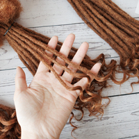 Curly Locs |   Extensions de dreadlocks 100 % cheveux humains avec pointes bouclées, vente en gros