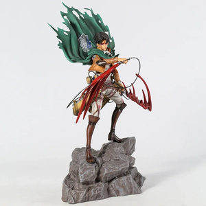 35CM <span class=keywords><strong>Shingeki</strong></span> No <span class=keywords><strong>Kyojin</strong></span> ataque Rivaille Ackerman PVC Anime figura colección juguete muñeca - Product Image 4