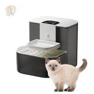 Automatische Zirkulation Keramik Haustier Wassersp ender Fernbedienung Funktionen Intelligente Temperatur heizung Clean Dirty für Haustiere - Product Image 1