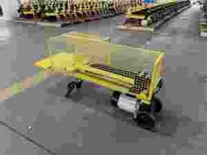 Vente chaude 7 tonnes processeur de bois de chauffage fendeur de bûches cinétiques fendeur de bûches de bois avec <span class=keywords><strong>cage</strong></span> CE HY7T-520-III Hystrong - Product Image 4