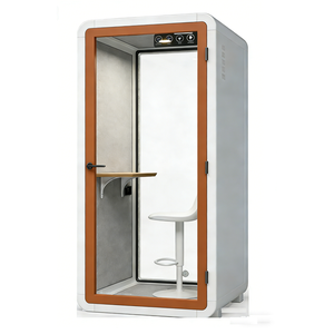 SilentBox Open Office Pod, cabine téléphonique insonorisée mobile, cabine de bureau moderne à vendre - Product Image 2