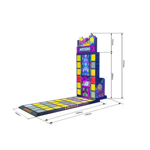 ตารางการกระโดดแบบใช้เหรียญอุปกรณ์เพื่อความบันเทิงลอตเตอรี่การแลกเปลี่ยนวิ่งพร้อมเพลงและไฟตารางแบบสุ่มสว่างขึ้น - Product Image 4