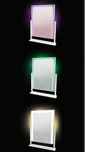 Espejo de Vanidad <span class=keywords><strong>LED</strong></span> con Sensor Inteligente - Atenuación Infinita, Control Táctil, Recargable - Imprescindible para el Maquillaje - Product Image 6