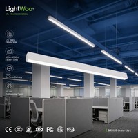 Lampe linéaire LED à intensité variable et commutable 600mm 1200mm 3K 4K 5K, luminaire suspendu pour bureau, magasin, maison