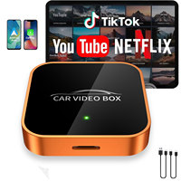 Adaptateur vidéo sans fil netflix youtube Tiktok intégré pour Iphone, convertit le filaire en sans fil, connexion automatique pour les voitures après 2016